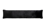 Habitat faux fur draught excluder black - British product