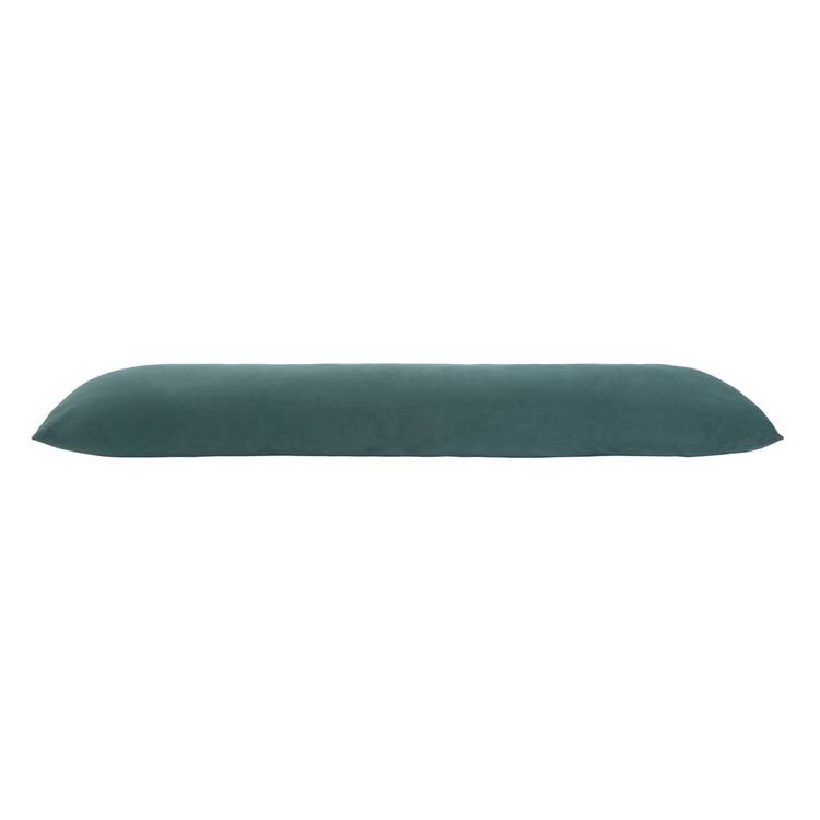 Habitat velour draught excluder green, imported from the UK