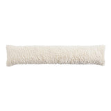 Habitat faux shearling draught excluder Oatmeal 90cm, imported from the UK