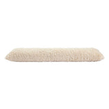 Habitat faux shearling draught excluder Oatmeal 90cm, imported from the UK