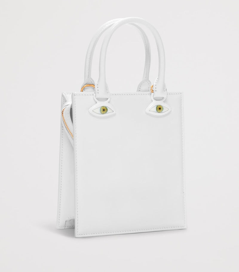 Schiaparelli calfskin face bag mini top-handle (British brand)