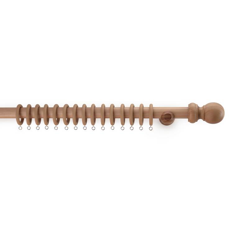 Argos Home wooden curtain pole 240cm - British product