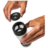 OXO Softworks acrylic salt grinder black, UK version