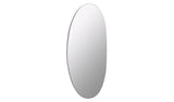 Habitat black frameless irregular wall mirror 120x50cm, imported from the UK