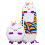 Happy Nappers white unicorn large sleeping bag - British product
