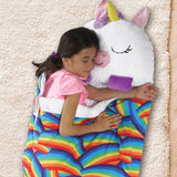 Happy Nappers white unicorn large sleeping bag - British product