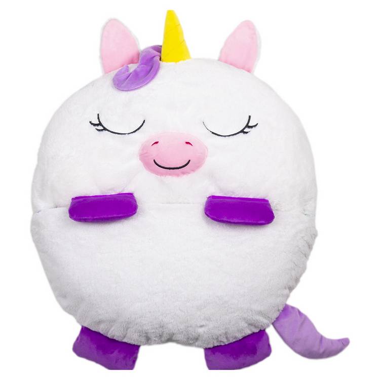 Happy Nappers white unicorn large sleeping bag - British product