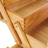 Hobby Gift cantilever sewing box beech wood, imported from the UK
