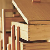 Hobby Gift cantilever sewing box beech wood, imported from the UK