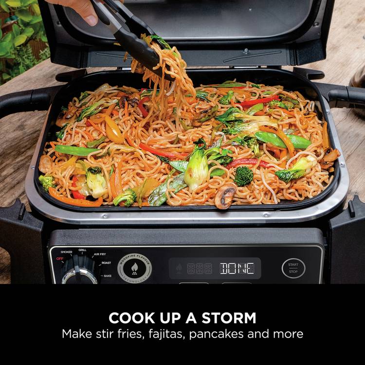 Ninja Woodfire flat plate accessory for BBQ - British product