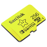 SanDisk microSDXC memory card 256GB for Nintendo Switch - British product