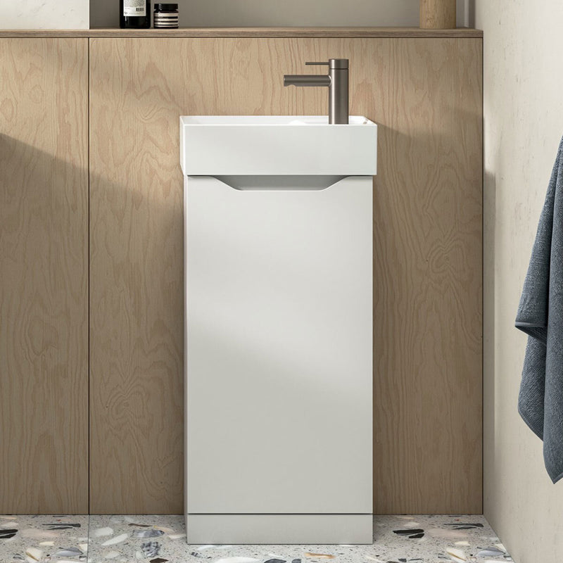 Tavistock Coda Cloakroom basin unit 39.7 cm, imported from the UK