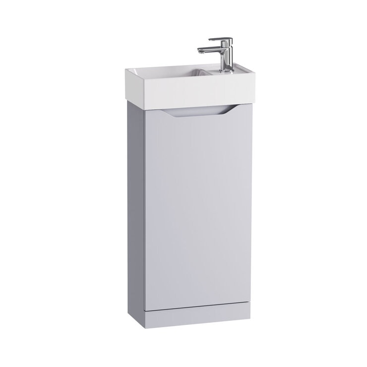 Tavistock Coda cloakroom basin unit light grey (British brand)