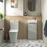 Tavistock Coda cloakroom basin unit light grey (British brand)