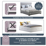 Dreambaby Prague bed rail in grey for toddler beds - British product