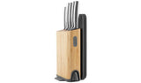 BergHOFF Leo Legacy 11 piece knife block set in grey, imported from the UK