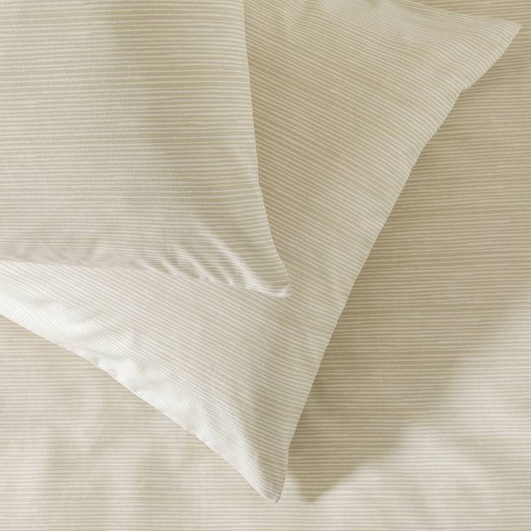 Habitat bedding set neutral stripe single - British product