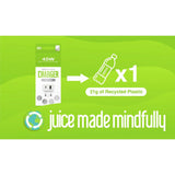 Juice 45W dual port mains charger white, UK version