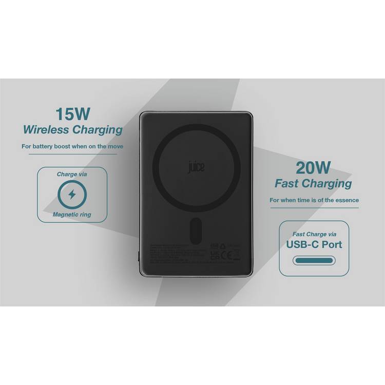 Juice magnetic power bank 5000mAh, UK version