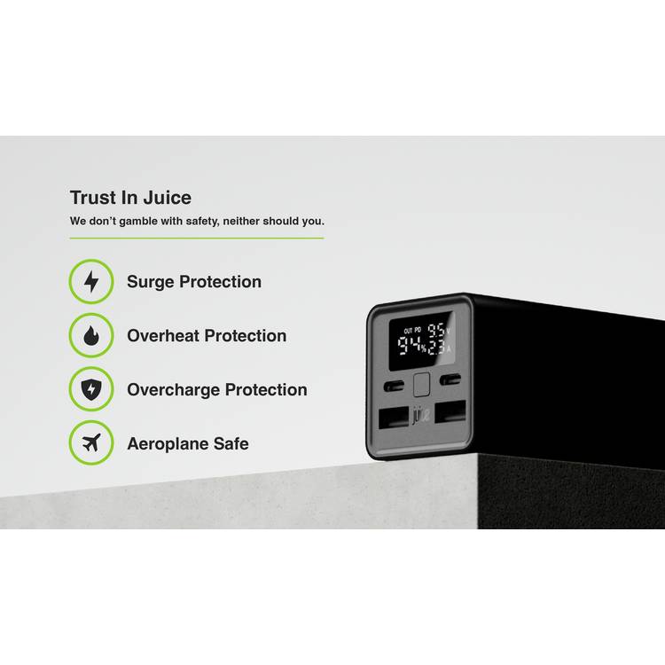 Juice Super Max 100W 20000mAh power bank - British product