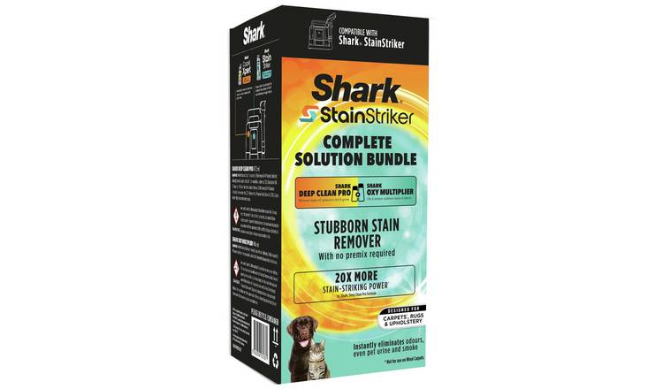 Shark StainStriker CarpetXpert deep clean solution bundle - British product