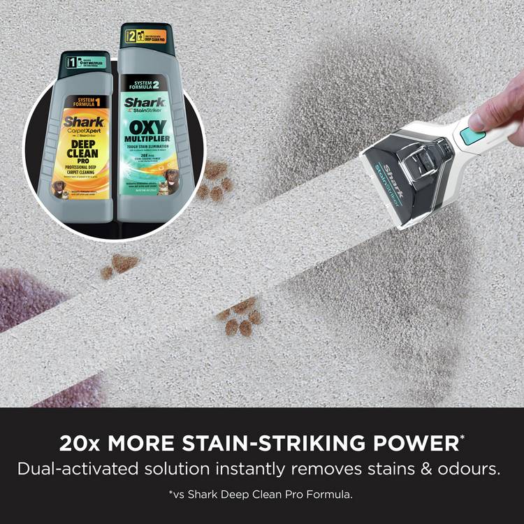 Shark StainStriker CarpetXpert deep clean solution bundle - British product