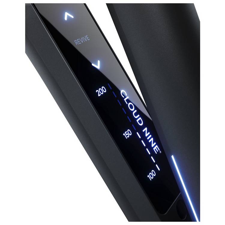 Cloud Nine wide iron hair straightener black - British product