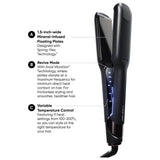 Cloud Nine wide iron hair straightener black - British product