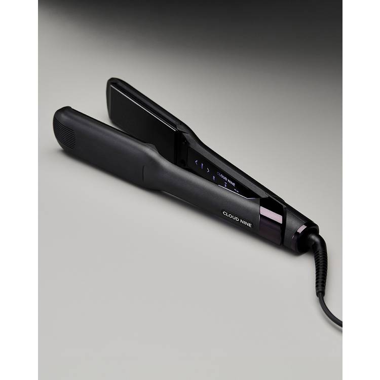 Cloud Nine wide iron hair straightener black - British product