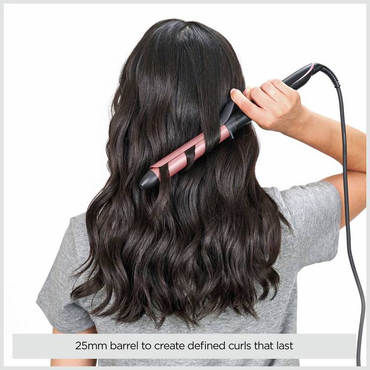 BaByliss Rose Quartz Curling Tong 25mm, UK version