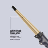 Remington Sapphire Luxe curling wand, British product