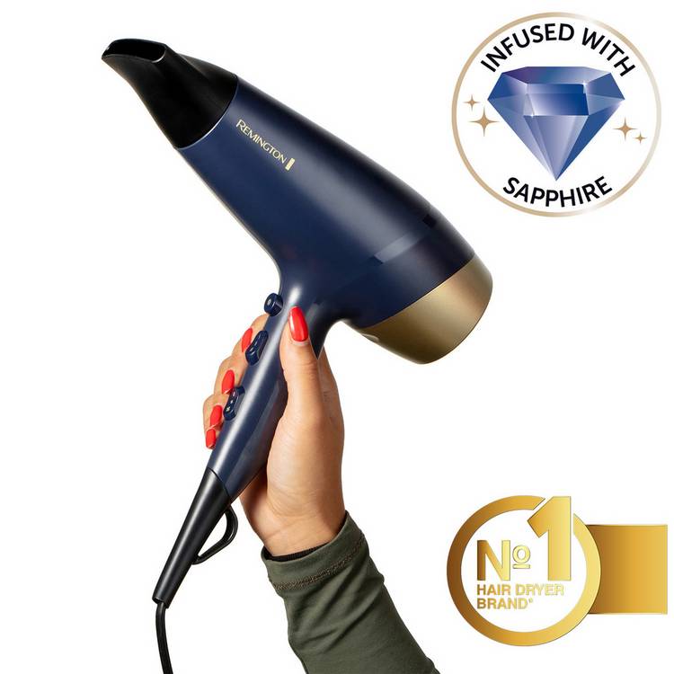 Remington Sapphire Luxe hair dryer 2200W - British product