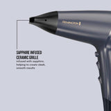 Remington Sapphire Luxe hair dryer 2200W - British product