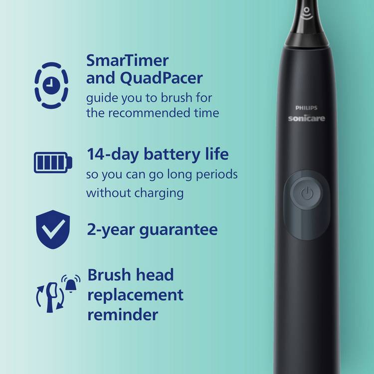 Philips Sonicare electric toothbrush black, UK version