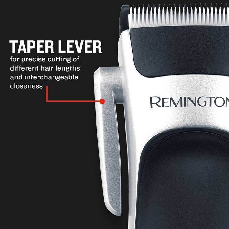 Remington Stylist hair clipper HC367, 8 combs (British brand)