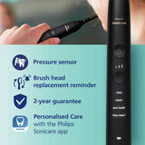 Philips Sonicare 9000 electric toothbrush black (British brand)