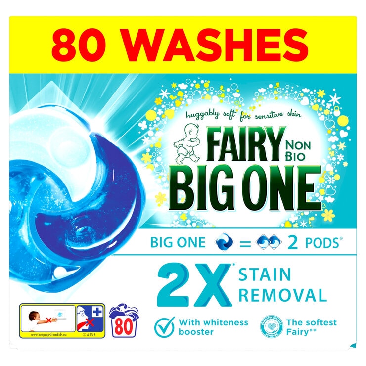 Fairy Non Bio Laundry Pods 80 Wash - British product