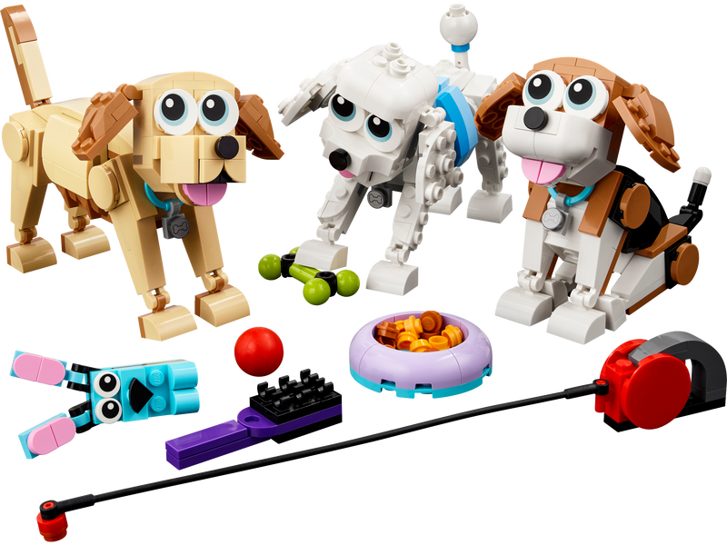 LEGO Creator Chiens Adorables 475 Pièces - Produit britannique