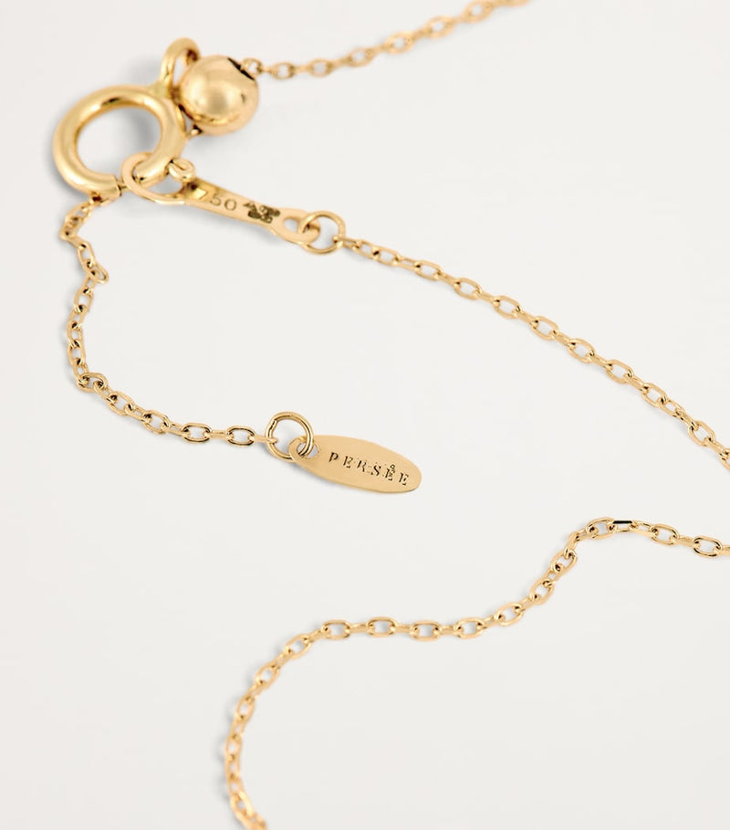 Persée Danaé yellow gold diamond bracelet (British brand)