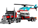 Lego LEGO Creator 3-in-1 Flatbed Truck with Helicopter Building Set 270 Pieces- Buy online at McGrocer