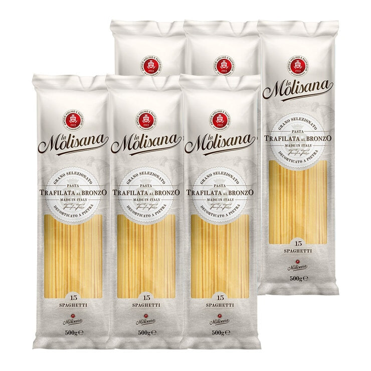 La Molisana spaghetti 6x500g, imported from the UK