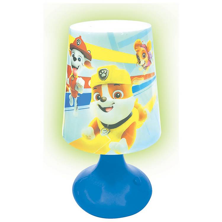 Paw Patrol colour changing night light 19cm, imported from the UK