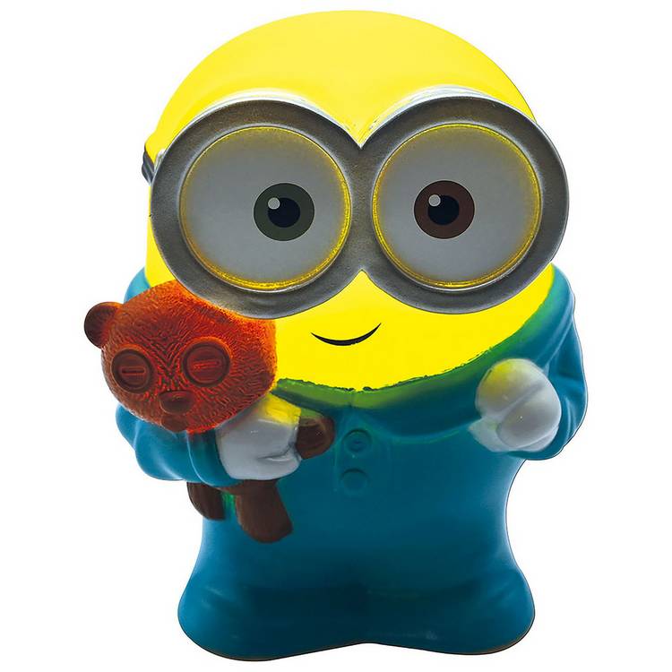 Minions colour changing night light blue compact 14cm, UK version
