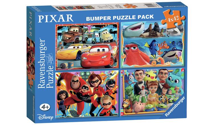 Disney Pixar jigsaw puzzle bumper pack 42 pieces each, UK version
