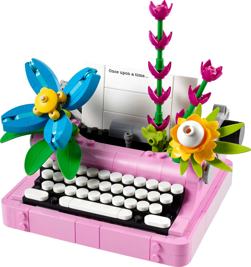 LEGO Creator Typewriter with Flowers 363 Piece Set (British brand)