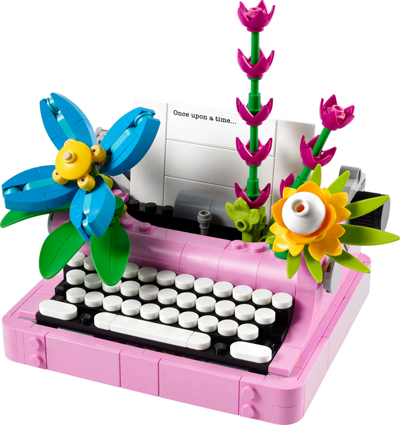LEGO Creator Typewriter with Flowers 363 Piece Set (British brand)