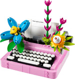 LEGO Creator Typewriter with Flowers 363 Piece Set (British brand)