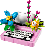 LEGO Creator Typewriter with Flowers 363 Piece Set (British brand)