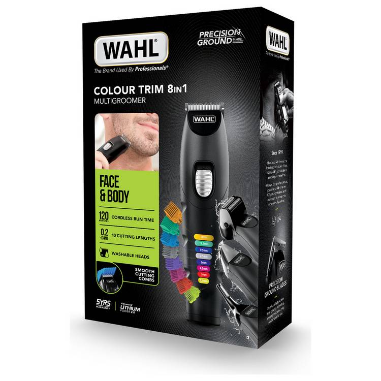 Wahl Colour Trim 8-in-1 beard trimmer kit, UK version