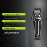 Wahl Elite Pro cordless hair clipper with 10 combs and accessories (British brand)